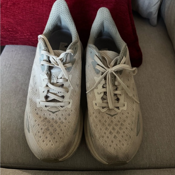 Hoka Cream Running Shoes - Picture 2 of 3